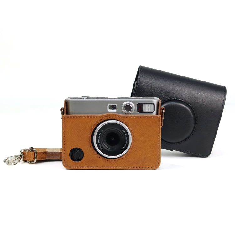 Custodia in pelle PU per fotocamera retro full body con cinturino per FUJIFILM instax mini Evo, For FUJIFILM instax mini Evo Retro