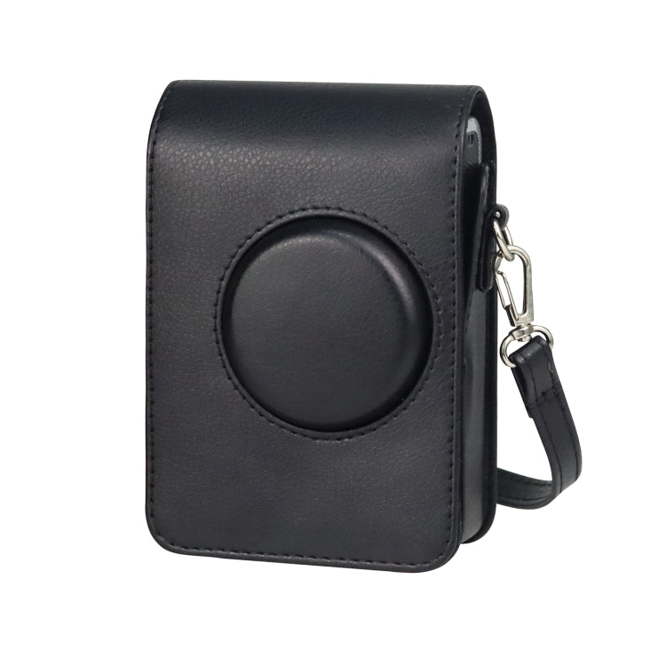 Custodia verticale in pelle PU per fotocamera full body con cinturino per FUJIFILM instax mini Evo, For FUJIFILM instax mini Evo Vertical