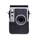 Custodia verticale in pelle PU per fotocamera full body con cinturino per FUJIFILM instax mini Evo, For FUJIFILM instax mini Evo Vertical