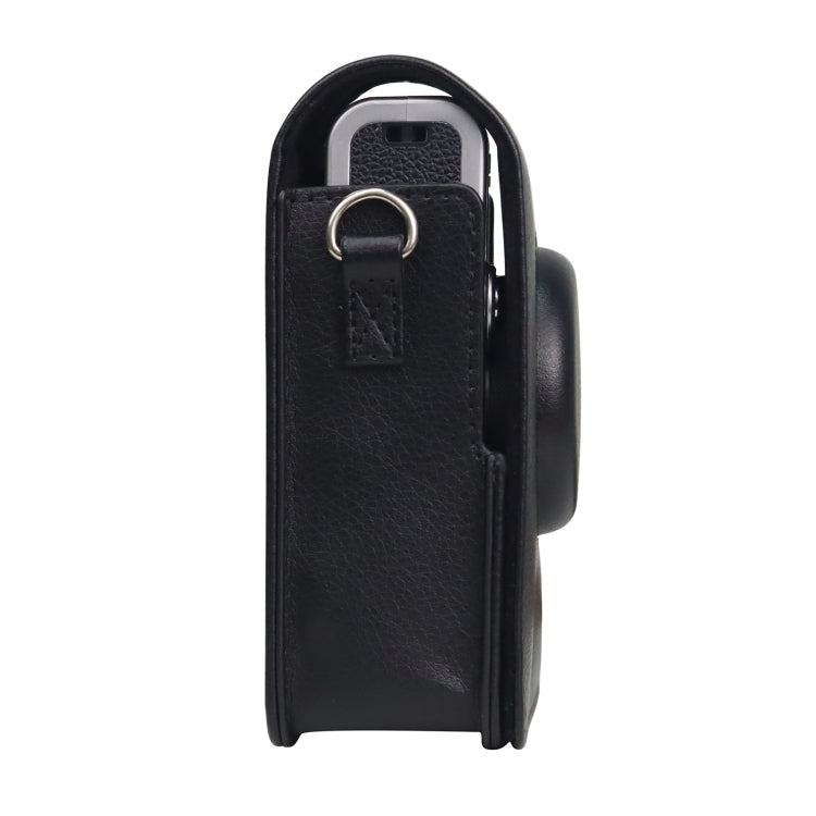 Custodia verticale in pelle PU per fotocamera full body con cinturino per FUJIFILM instax mini Evo, For FUJIFILM instax mini Evo Vertical