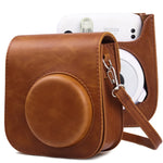 Custodia in pelle per fotocamera retro full body con cinturino per FUJIFILM Instax mini 11, For FUJIFILM Instax mini 11