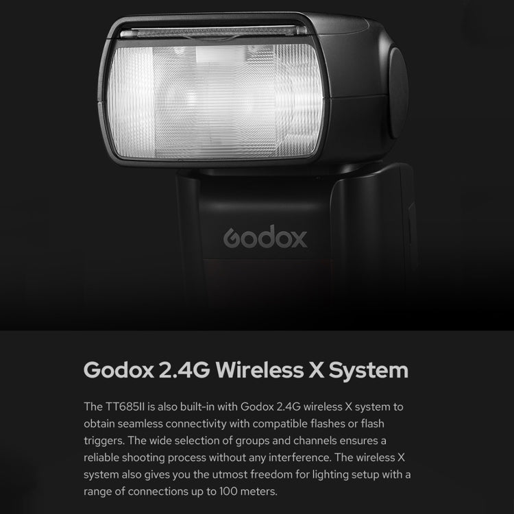 Godox TT685II-S Speedlite flash wireless TTL HSS 1/8000s da 2,4 GHz per Sony, TT685II-S for Sony