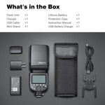Godox V860 III-C 2.4GHz Wireless TTL II HSS Flash Speedlite per Canon, V860 III-C for Canon