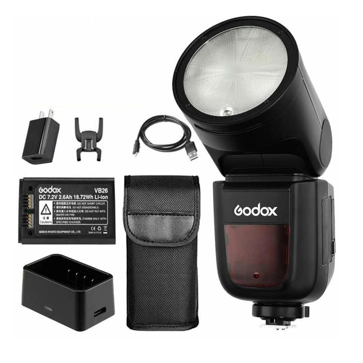 Godox V1F Flash Speedlite TTL a testa tonda per FUJIFILM, V1F for FUJIFILM