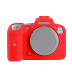 Per Canon EOS R6 Custodia morbida in silicone con texture litchi, For Canon EOS R6