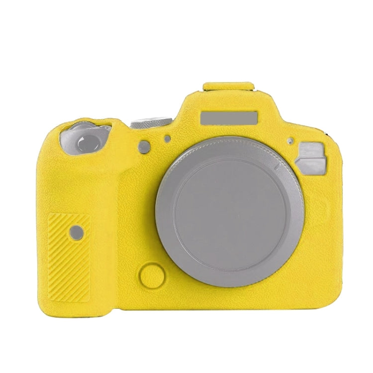 Per Canon EOS R6 Custodia morbida in silicone con texture litchi, For Canon EOS R6