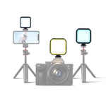 MJ88 Pocket 3000-7000K + RGB Luce di riempimento di bellezza a colori per fotocamera portatile Streamer per fotografia Luce a LED con telecomando, MJ88