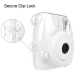 Custodia protettiva in cristallo con cinturino per FUJIFILM instax mini 9 / mini 8+ / mini 8, For FUJIFILM instax mini 9