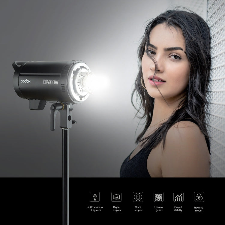 Godox DP600III Flash da studio 600Ws Bowens Mount Studio Speedlight, DP600III