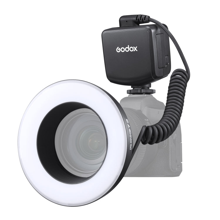 Godox Ring72 Macro Ring 48 LED Flash Light con 8 anelli adattatori di dimensioni diverse, Ring72