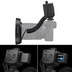 Godox Ring72 Macro Ring 48 LED Flash Light con 8 anelli adattatori di dimensioni diverse, Ring72