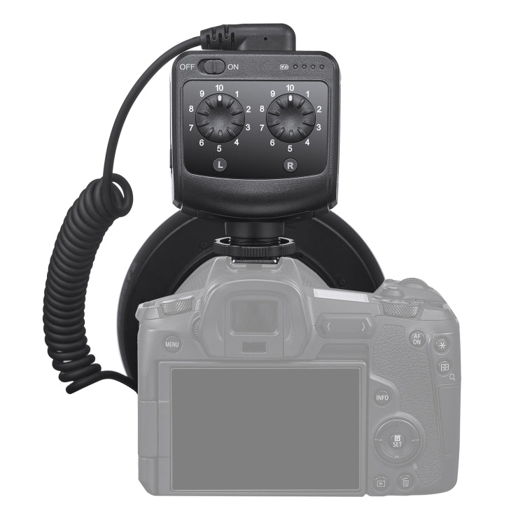 Godox Ring72 Macro Ring 48 LED Flash Light con 8 anelli adattatori di dimensioni diverse, Ring72