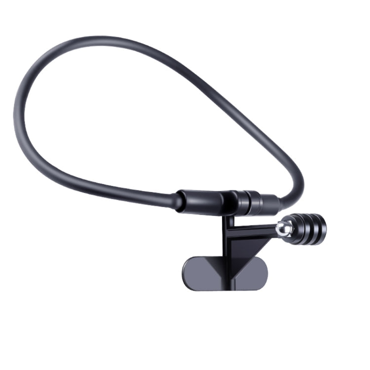 Supporto per fotocamera da collo indossabile pigro a mani libere, Neck Holder D