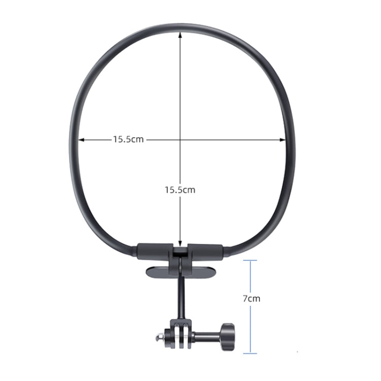 Supporto per fotocamera da collo indossabile pigro a mani libere, Neck Holder D