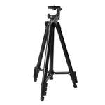 Supporto per treppiede pieghevole in lega di alluminio a 4 sezioni da 130 cm con testa tridimensionale, L-3130 Black, L-3130 Champagne Gold, L-3130 Silver