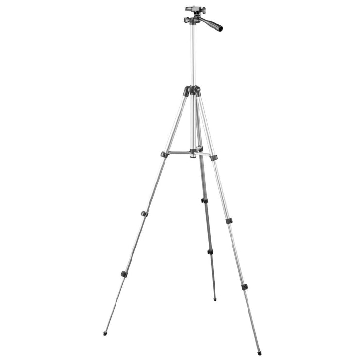 Supporto per treppiede pieghevole in lega di alluminio a 4 sezioni da 130 cm con testa tridimensionale, L-3130 Black, L-3130 Champagne Gold, L-3130 Silver