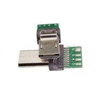 Adattatore micro USB per connettore PCB USB a 15 pin da 10 pezzi per cavo dati fotocamera Sony