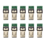 Adattatore micro USB per connettore PCB USB a 15 pin da 10 pezzi per cavo dati fotocamera Sony