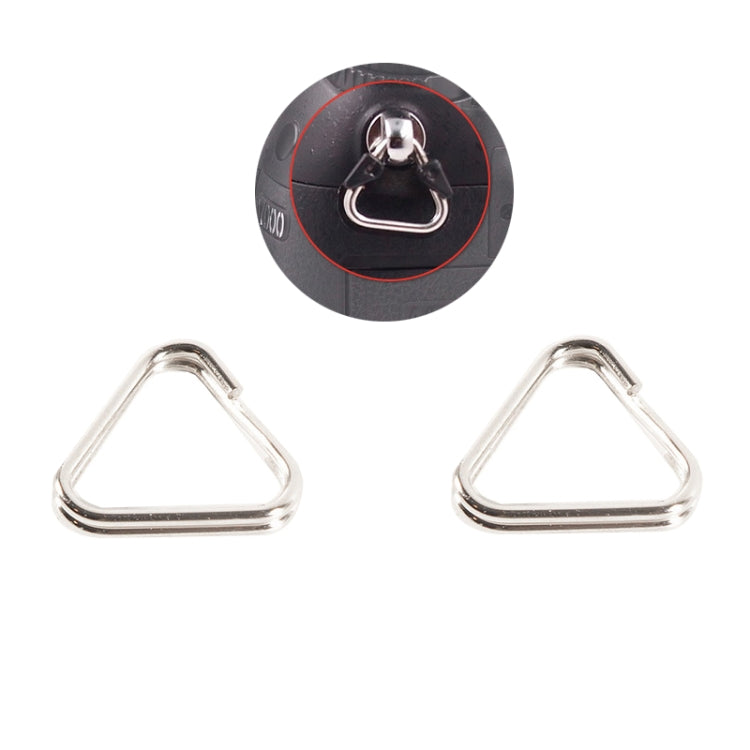 Gancio ad anello triangolare diviso per tracolla per fotocamera BEXIN ZH-Q da 10 pezzi, ZH-Q