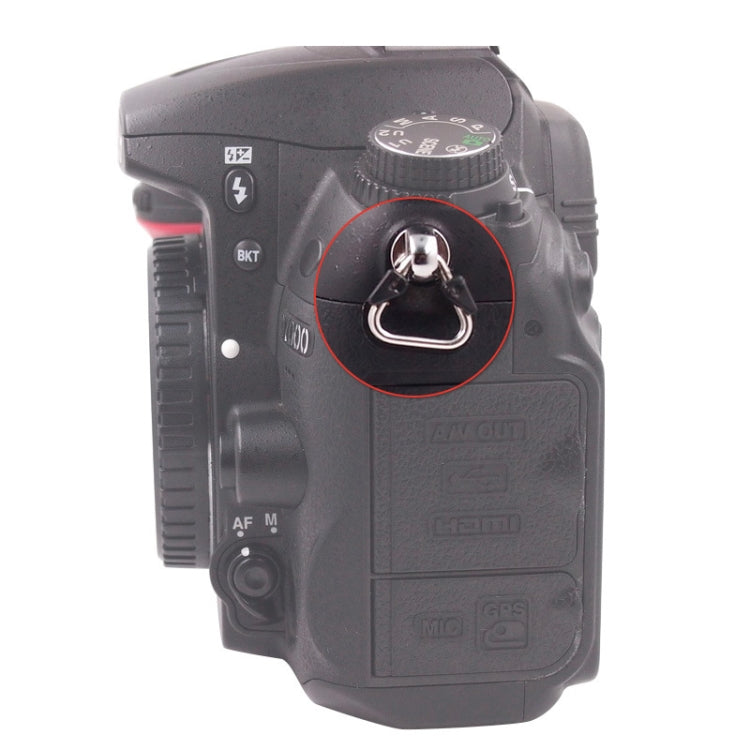 Gancio ad anello triangolare diviso per tracolla per fotocamera BEXIN ZH-Q da 10 pezzi, ZH-Q