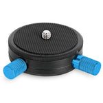 BEXIN QR-02 Piastra base treppiede per fotocamera con testa a sgancio rapido con rotazione a 360 gradi, QR-02 360