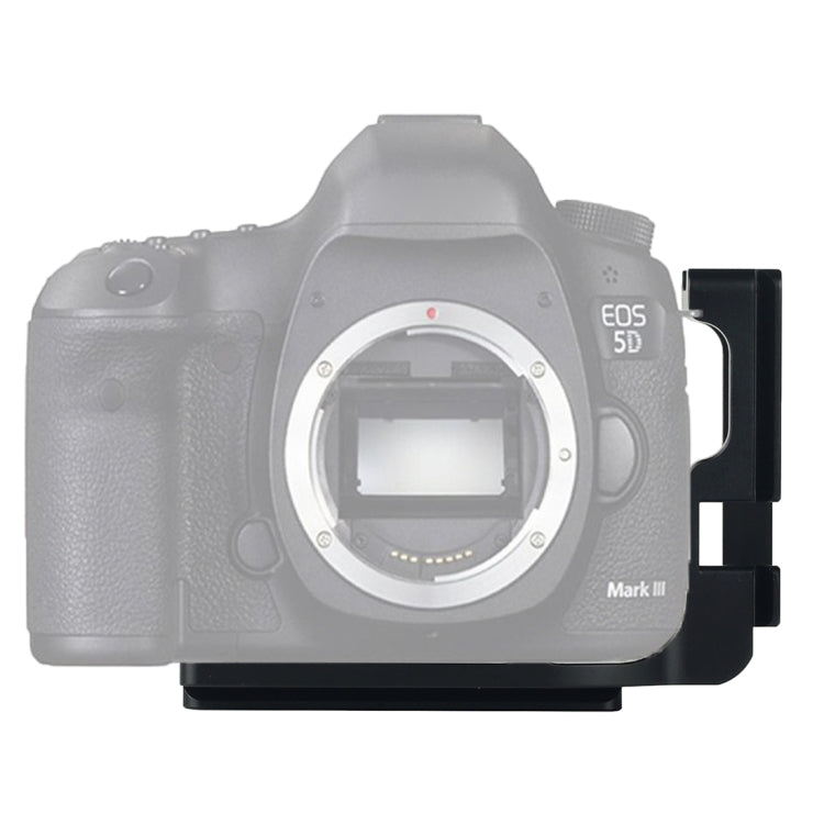 Supporto base con staffa per piastra a L a sgancio rapido per riprese verticali per Canon 5D Mark III, Canon 5D Mark III