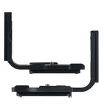 Supporto base con staffa per piastra a L a sgancio rapido per riprese verticali per Nikon D800 / D800E / D810, Nikon D800