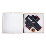 YELANGU L4X Ruota per fotocamera Dolly II Carrello elettrico per binario a 3 ruote Puleggia video con telecomando per fotocamere DSLR/DV domestiche, GoPro, smartphone, Carico: 3 kg, L4X Dolly Car Black