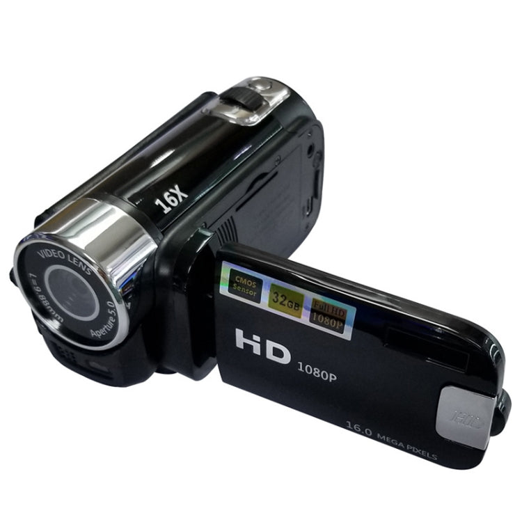 Videocamera DV da viaggio domestica HD con zoom digitale 16X da 16 milioni di pixel, presa europea, EU Plug