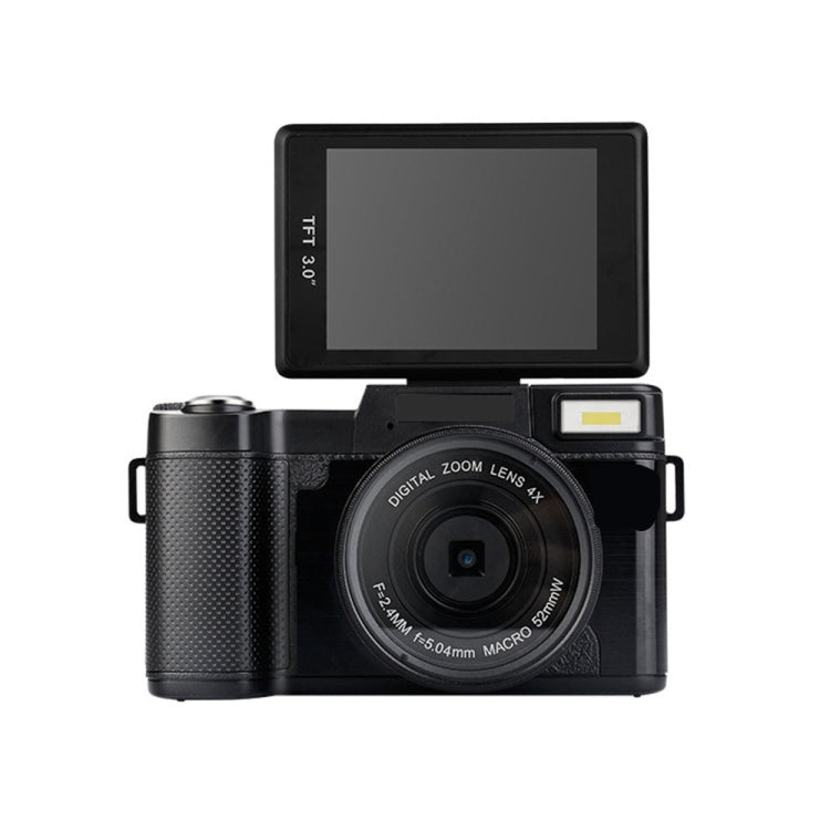 R2 2.7K Vlog Camera 4X Zoom Digital Camera with 3.0 Inch Flip Screen