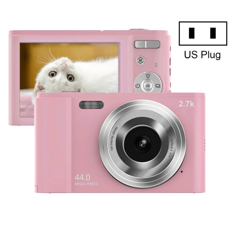 DC302 2.88 inch 44MP 16X Zoom 2.7K Full HD Kids Digital Camera, US Plug, DC302, US Plug