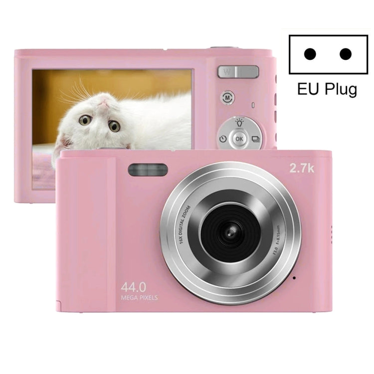 DC302 2.88 inch 44MP 16X Zoom 2.7K Full HD Kids Digital Camera, EU Plug, DC302, EU Plug