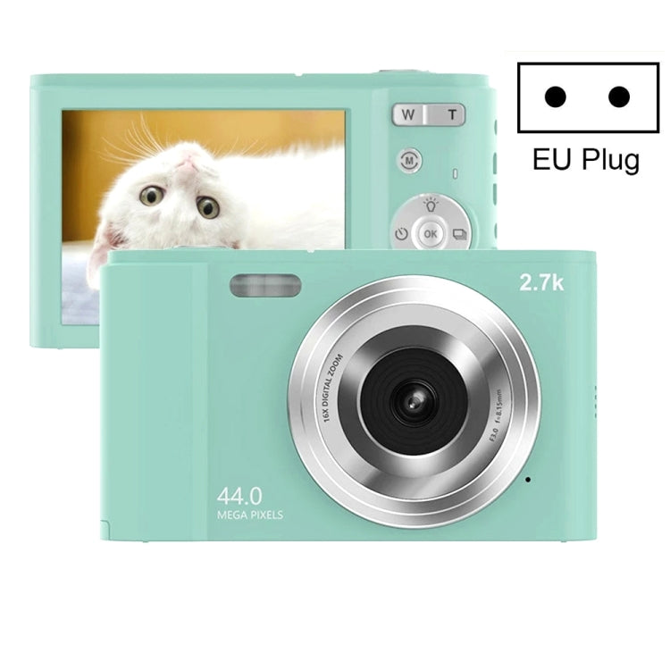 DC302 2.88 inch 44MP 16X Zoom 2.7K Full HD Kids Digital Camera, EU Plug, DC302, EU Plug