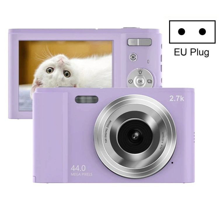 DC302 2.88 inch 44MP 16X Zoom 2.7K Full HD Kids Digital Camera, EU Plug, DC302, EU Plug