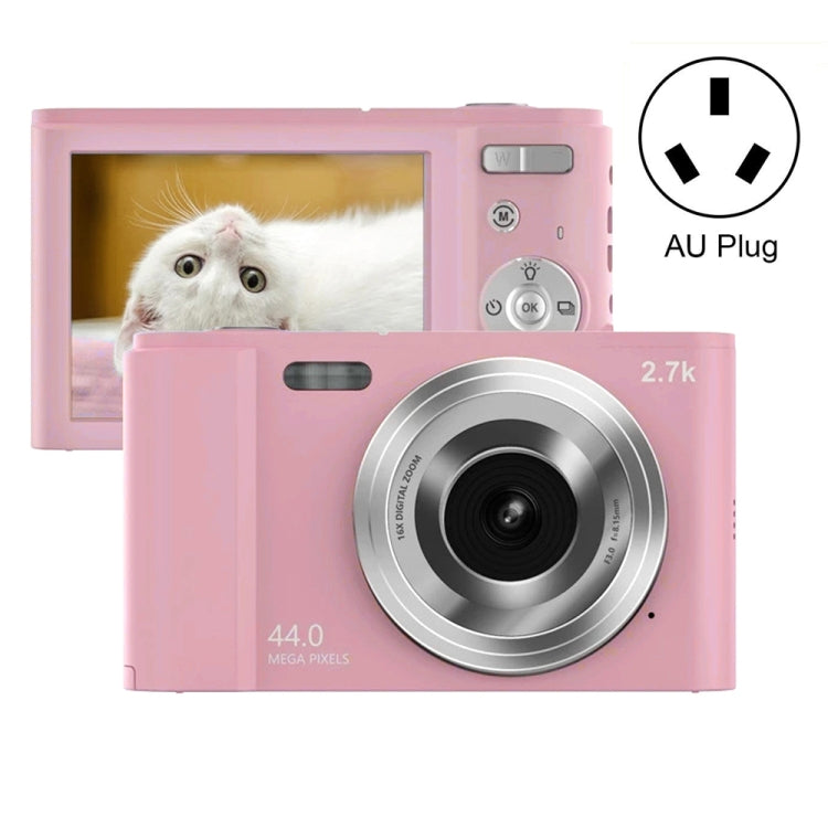 DC302 2.88 inch 44MP 16X Zoom 2.7K Full HD Kids Digital Camera, AU Plug, DC302, AU Plug