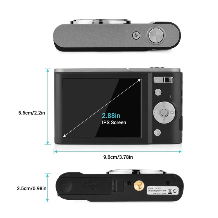 Fotocamera digitale bambini 44MP 2,7" 16X Zoom 2,7K Full HD