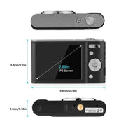 DC302 2.88 inch 44MP 16X Zoom 2.7K Full HD Kids Digital Camera, AU Plug, DC302, AU Plug