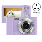DC302 2.88 inch 44MP 16X Zoom 2.7K Full HD Kids Digital Camera UK Plug DC302 UK Plug