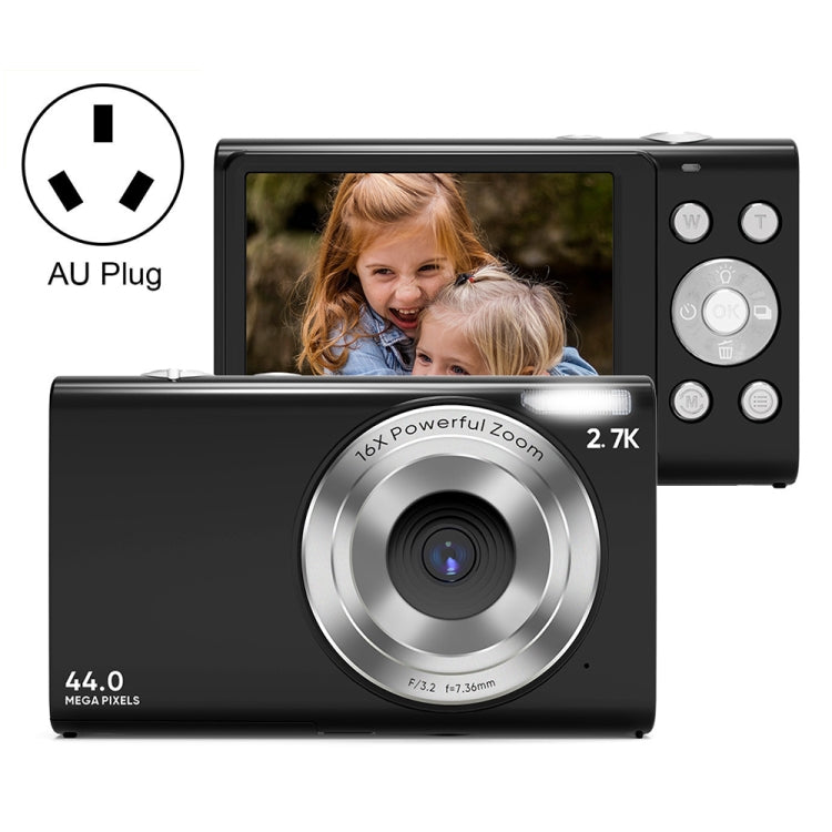 DC402 2.4 inch 44MP 16X Zoom 1080P Full HD Kids Digital Camera, AU Plug, AU Plug