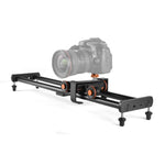 YELANGU L4X-BE YLG1817A Binario di scorrimento per giunzioni in lega di alluminio da 60 cm + Puleggia video a 3 ruote Carrello per macchine fotografiche reflex/videocamere, L4X-BE 60cm Rail Track + Dolly Car