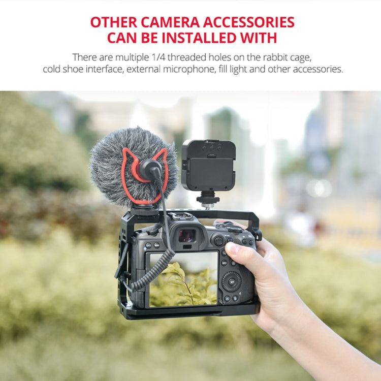 YELANGU C22-A YLG0334B-A Stabilizzatore gabbia videocamera per Canon EOS R5/R6/R, YLG0334B-A