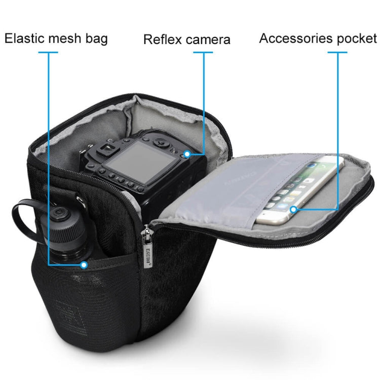 Borsa per fotocamera reflex a tracolla impermeabile CADEN D11, dimensioni: 20,5 x 16 x 27 cm, D1 20.5 x 16 x 27cm