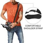 Borsa per fotocamera reflex a tracolla impermeabile CADEN D11, dimensioni: 20,5 x 16 x 27 cm, D1 20.5 x 16 x 27cm