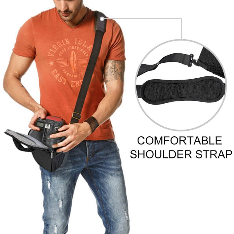 Borsa per fotocamera reflex a tracolla impermeabile CADEN D11, dimensioni: 20,5 x 16 x 27 cm, D1 20.5 x 16 x 27cm