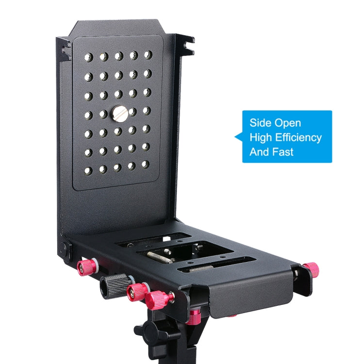 YELANGU S300 Rig multifunzionale 4 in 1 + Rig a spalla doppia portatile + Monopiede + Stabilizzatore per fotocamere/fotocamere reflex, intervallo di altezza: 63 cm-170 cm, YELANGU S300