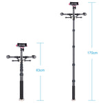YELANGU S300 Rig multifunzionale 4 in 1 + Rig a spalla doppia portatile + Monopiede + Stabilizzatore per fotocamere/fotocamere reflex, intervallo di altezza: 63 cm-170 cm, YELANGU S300
