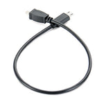Cavo dati telefonico da micro USB a mini USB OTG da 5 pezzi da 30 cm per Nikon, Micro  to Mini 8 Pin For Nikon
