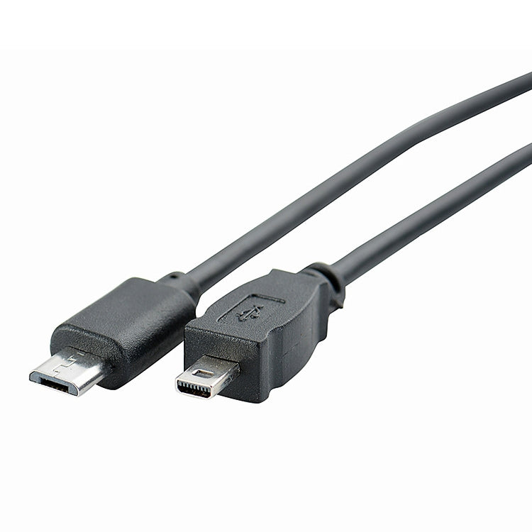 Cavo dati telefonico da micro USB a mini USB OTG da 5 pezzi da 30 cm per Nikon, Micro  to Mini 8 Pin For Nikon