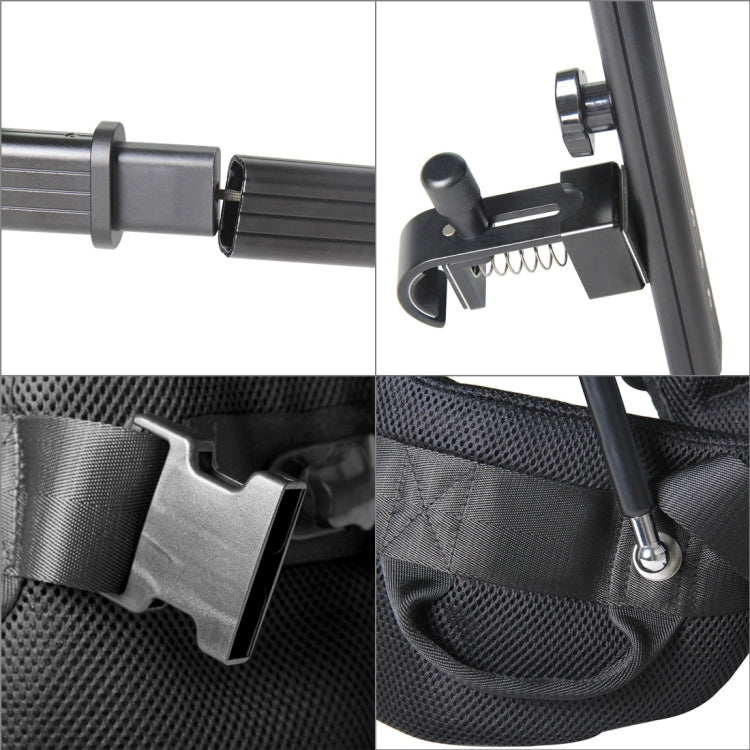 YELANGU YLG0107G2 Sistema di supporto per fotocamera con gilet stabilizzatore per fotocamere DSLR e DV, carico: 3-18 kg, Load: 3-18kg
