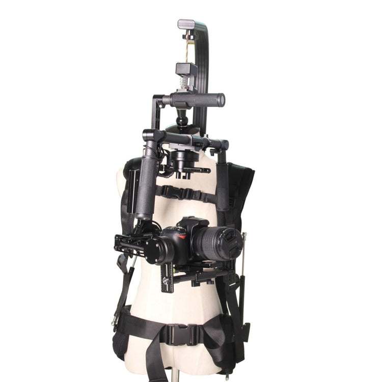 YELANGU YLG0107G2 Sistema di supporto per fotocamera con gilet stabilizzatore per fotocamere DSLR e DV, carico: 3-18 kg, Load: 3-18kg